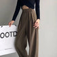 HIGH WAIST TAILORED WIDE LEG PANTS