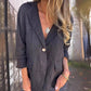 🔥BUY 2 GET 10% OFF💝Women's Summer Cotton Linen Lightweight Blazer