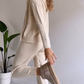 Casual Twist Jacquard Sweater Cardigan Two-Pieces Set